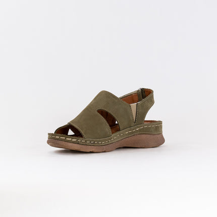 V-Italia Monika Sandal 926 (Women's) - Sage Nubuck Leather