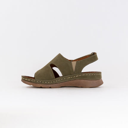 V-Italia Monika Sandal 926 (Women's) - Sage Nubuck Leather