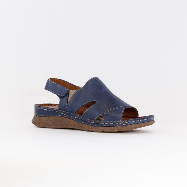 V-Italia Monika Sandal 926 (Women's) - Blue Leather