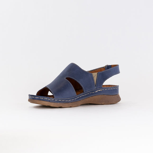 V-Italia Monika Sandal 926 (Women's) - Blue Leather