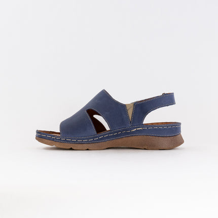 V-Italia Monika Sandal 926 (Women's) - Blue Leather