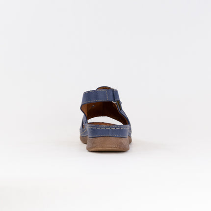 V-Italia Monika Sandal 926 (Women's) - Blue Leather