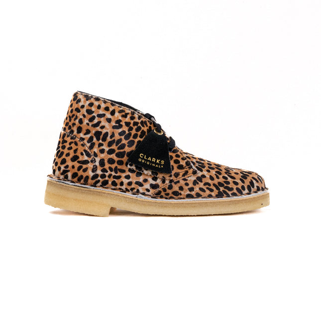 Clarks Desert Boot (Women's) - Leopard Print Pony