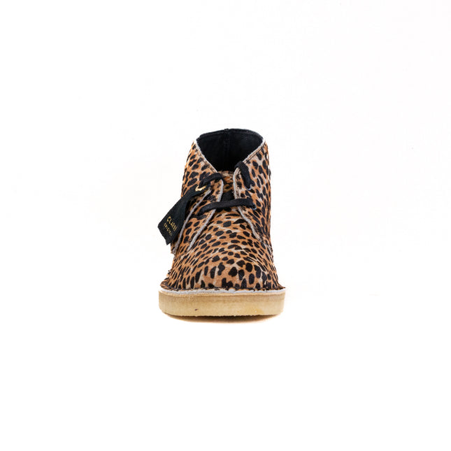Clarks Desert Boot (Women's) - Leopard Print Pony