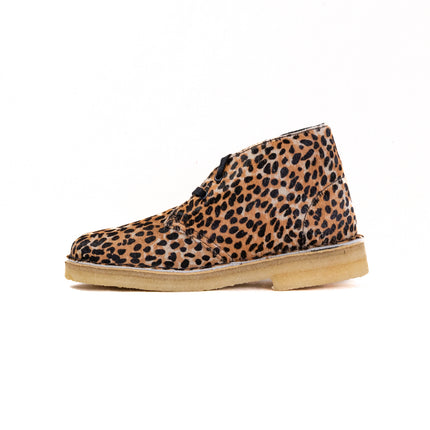Clarks Desert Boot (Women's) - Leopard Print Pony