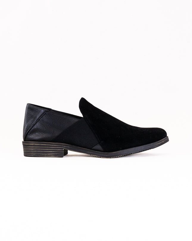 Django & Juliette Kefect (Women's) - Black Leather/Black Suede