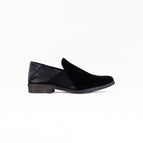 37 / BLACK LEATHER/BLACK SUEDE