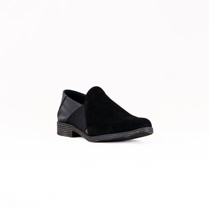 Django & Juliette Kefect (Women's) - Black Leather/Black Suede