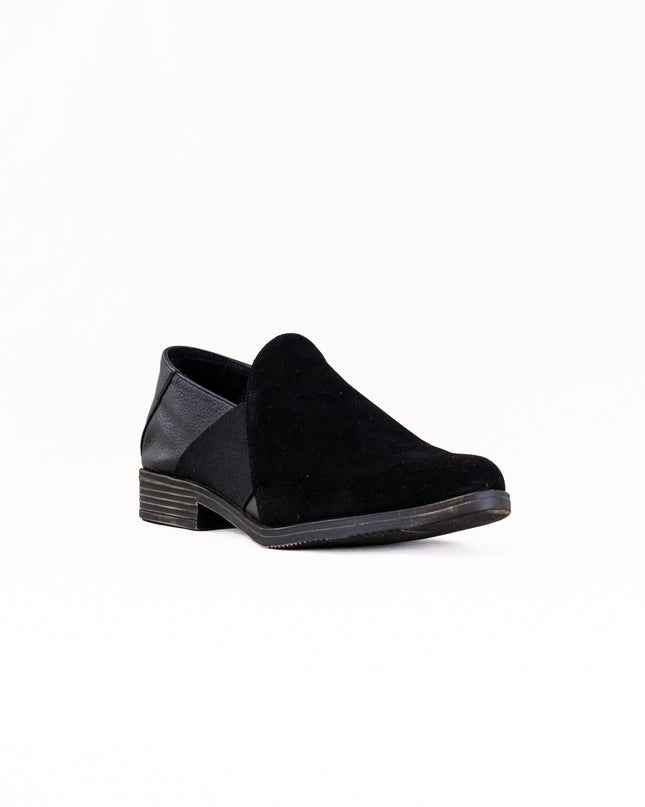 Django & Juliette Kefect (Women's) - Black Leather/Black Suede