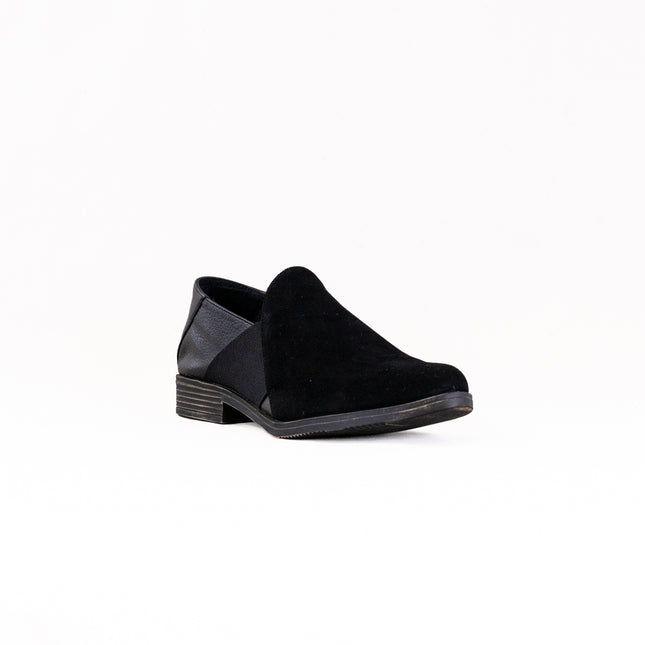 Django & Juliette Kefect (Women's) - Black Leather/Black Suede