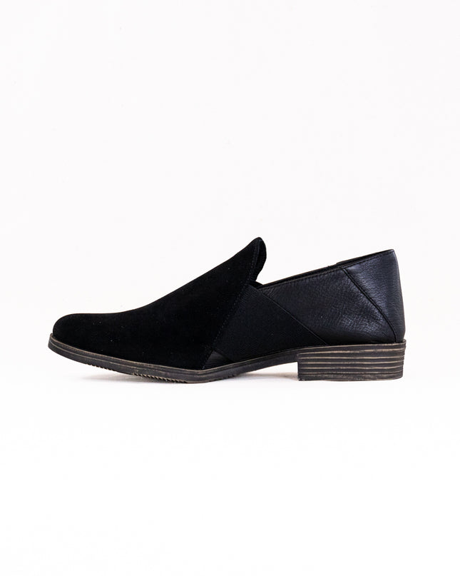 Django & Juliette Kefect (Women's) - Black Leather/Black Suede