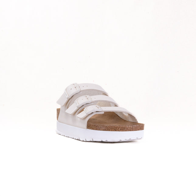 Birkenstock-Papillo Florida III Flex Platform Vegan (Women's) - Eggshell