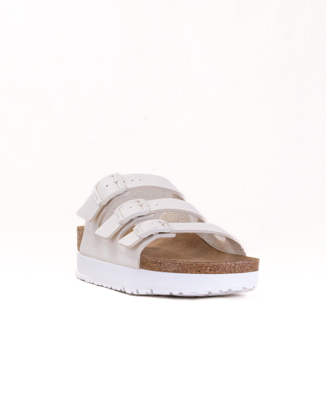 Birkenstock-Papillo Florida III Flex Platform Vegan (Women's) - Eggshell
