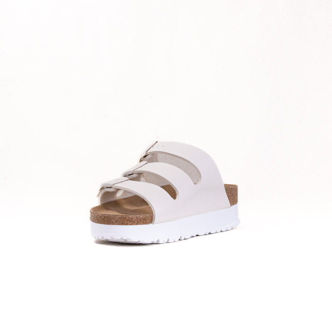 Birkenstock-Papillo Florida III Flex Platform Vegan (Women's) - Eggshell