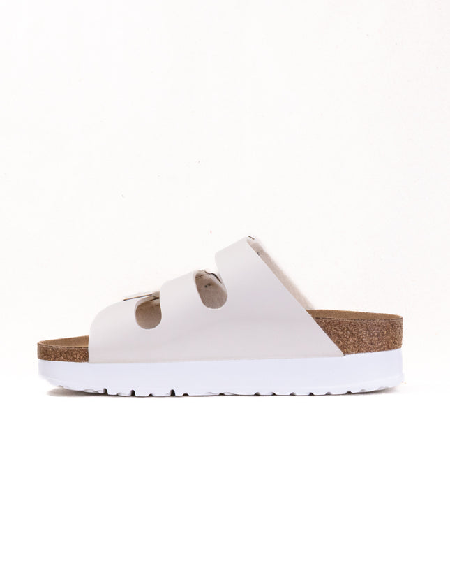 Birkenstock-Papillo Florida III Flex Platform Vegan (Women's) - Eggshell