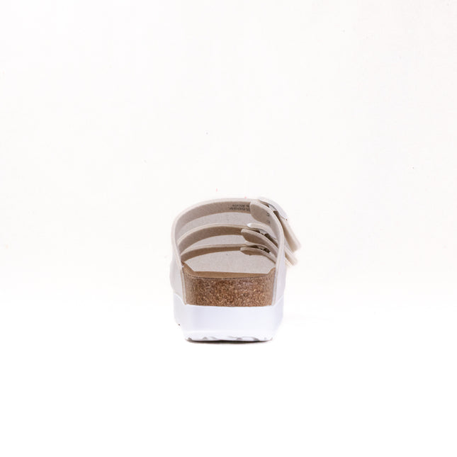 Birkenstock-Papillo Florida III Flex Platform Vegan (Women's) - Eggshell