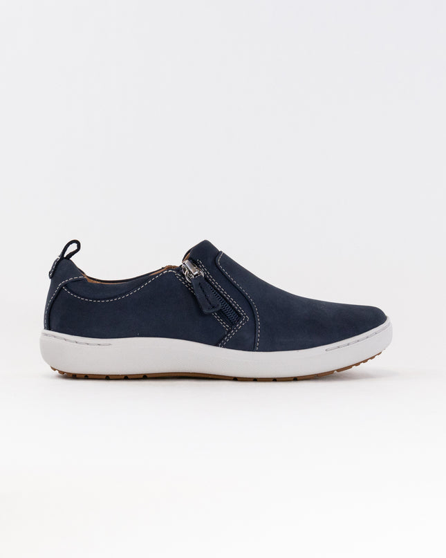 Clarks Nalle Lilac (Women's) - Navy Nubuck