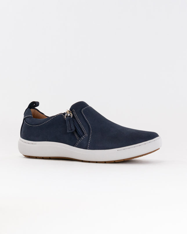 Clarks Nalle Lilac (Women's) - Navy Nubuck