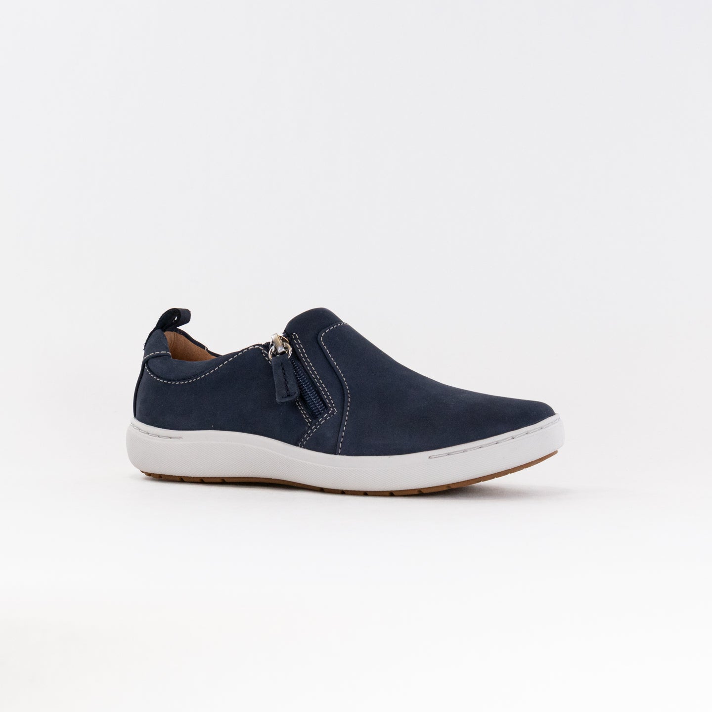 Clarks Nalle Lilac (Women's) - Navy Nubuck