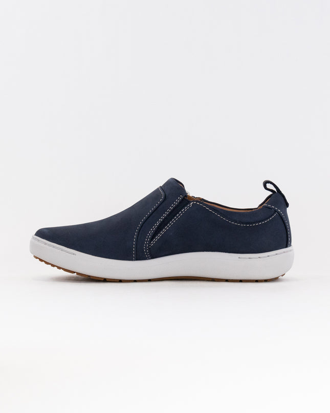 Clarks Nalle Lilac (Women's) - Navy Nubuck
