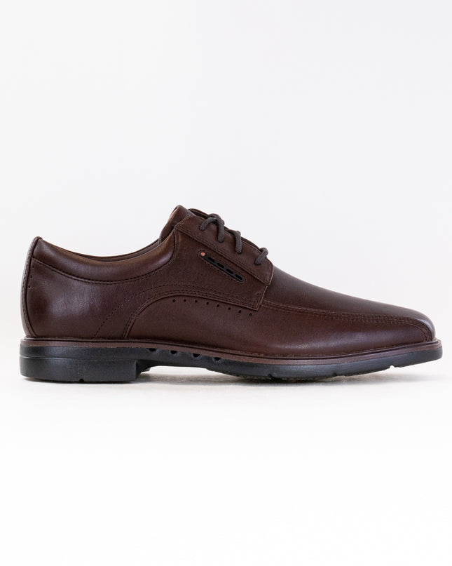 Clarks Un Kendrick Way (Men's) - Mahogany Leather