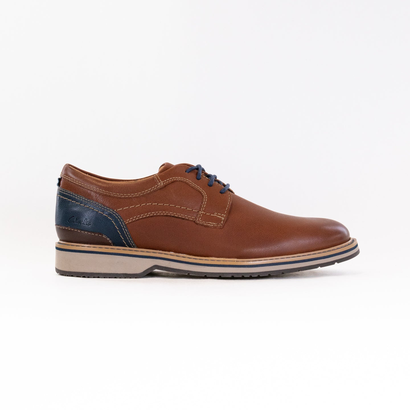 Clarks Monahan Plain Toe (Men's) - Tan Leather