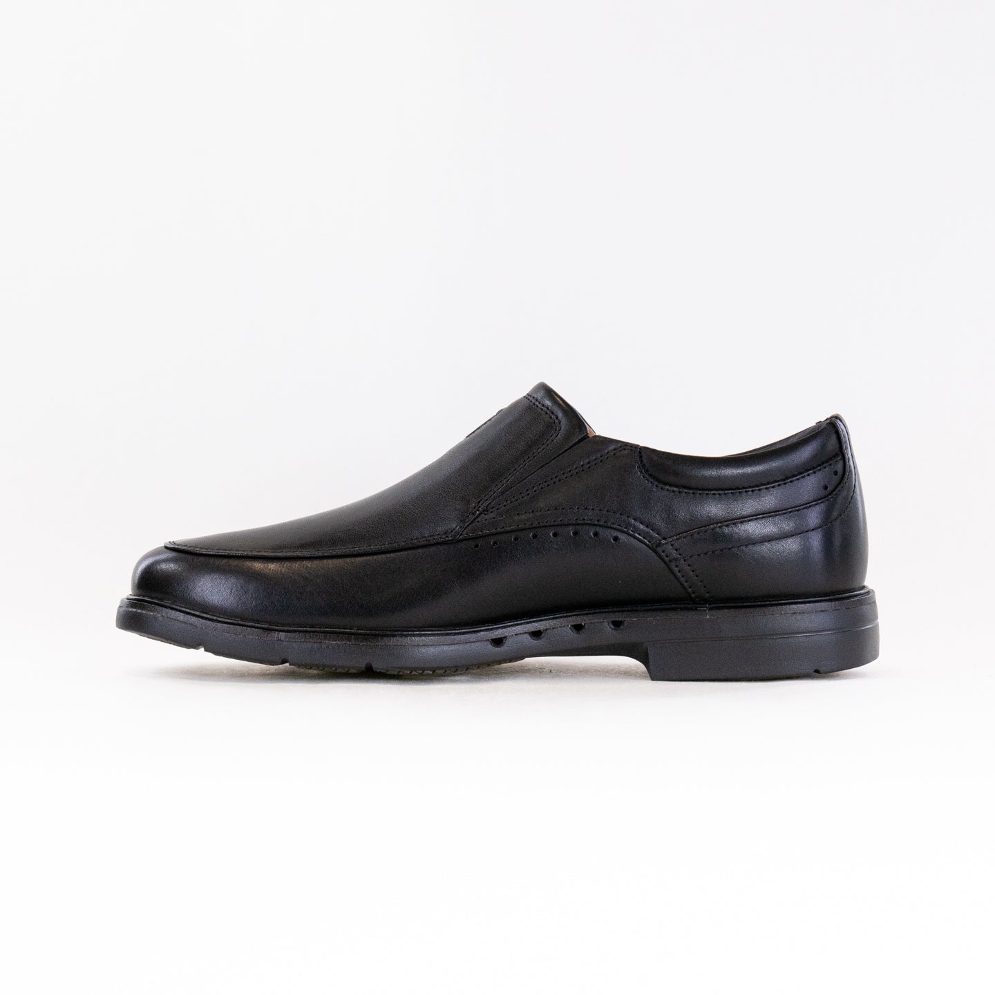 Clarks Un Kendric Go - Black Leather