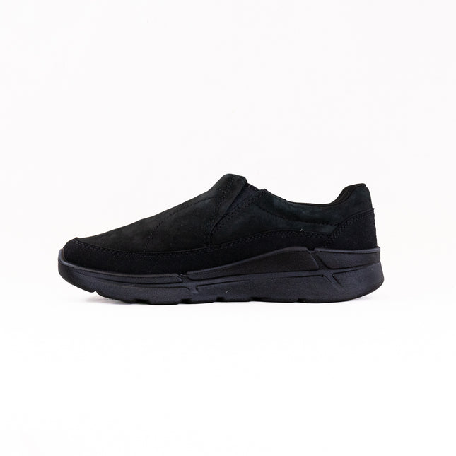 Keen KM2 Leather Slip-On (Women's) - Black/Black