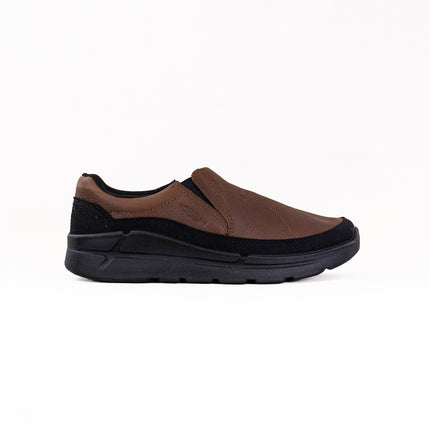 Keen KM2 Leather Slip-On (Women's) - Bison/Black