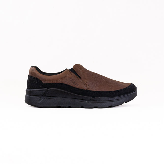 Keen KM2 Leather Slip-On (Women's) - Bison/Black