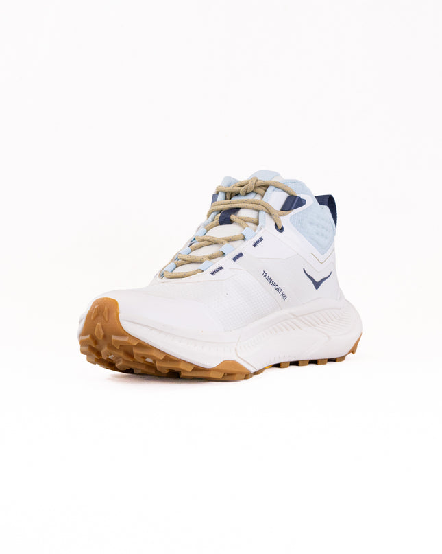Hoka Transport Hike GTX (Women's) - Alabaster/Glimmering Blue
