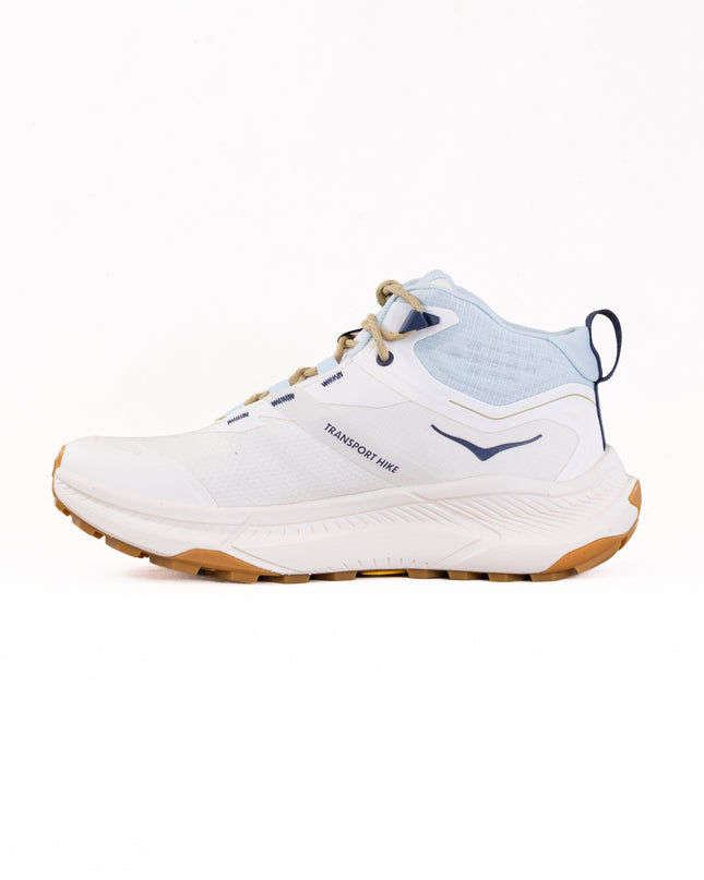Hoka Transport Hike GTX (Women's) - Alabaster/Glimmering Blue