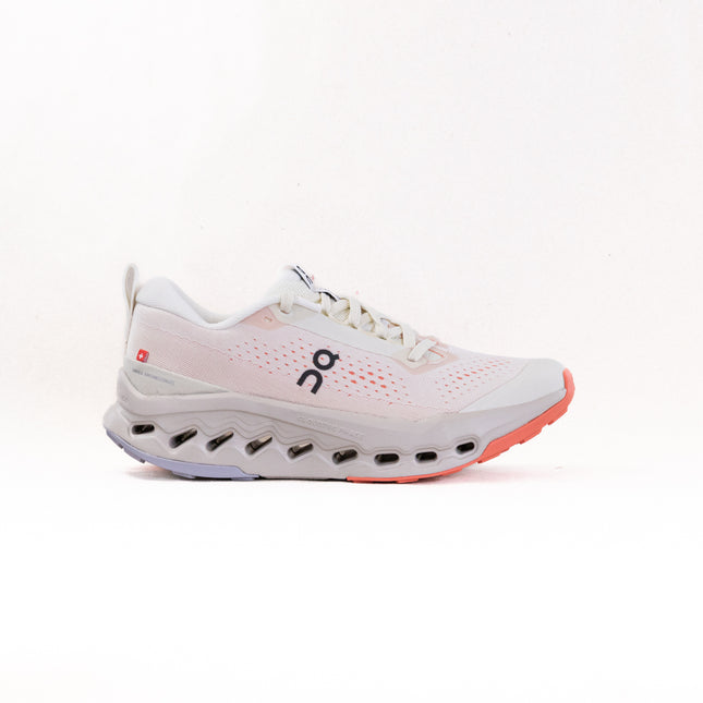 On Cloudsurfer Trail 2 (Women's) - Ivory/Salmon