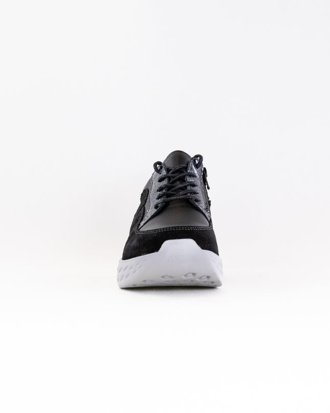 Wolky Bounce (Women's) - Black Combi Leather