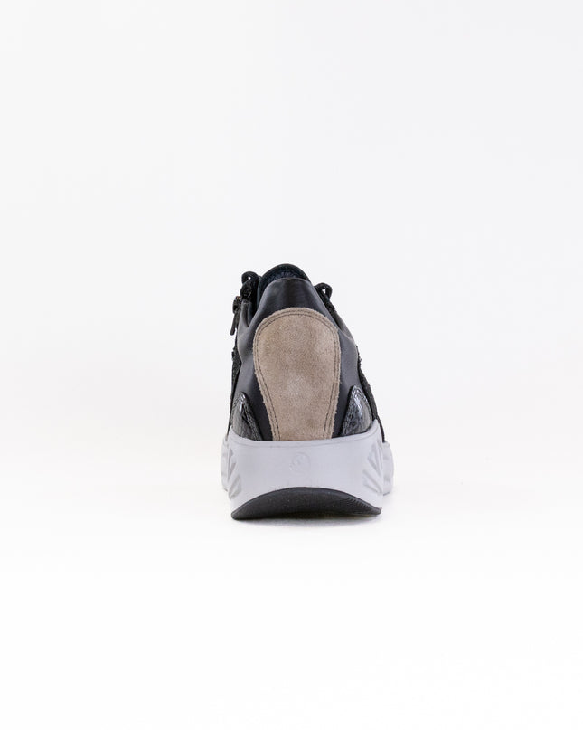 Wolky Bounce (Women's) - Black Combi Leather