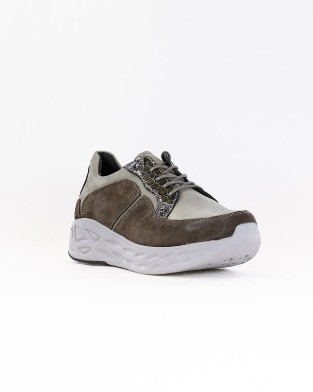 Wolky Bounce (Women's) - Grey Combi Leather
