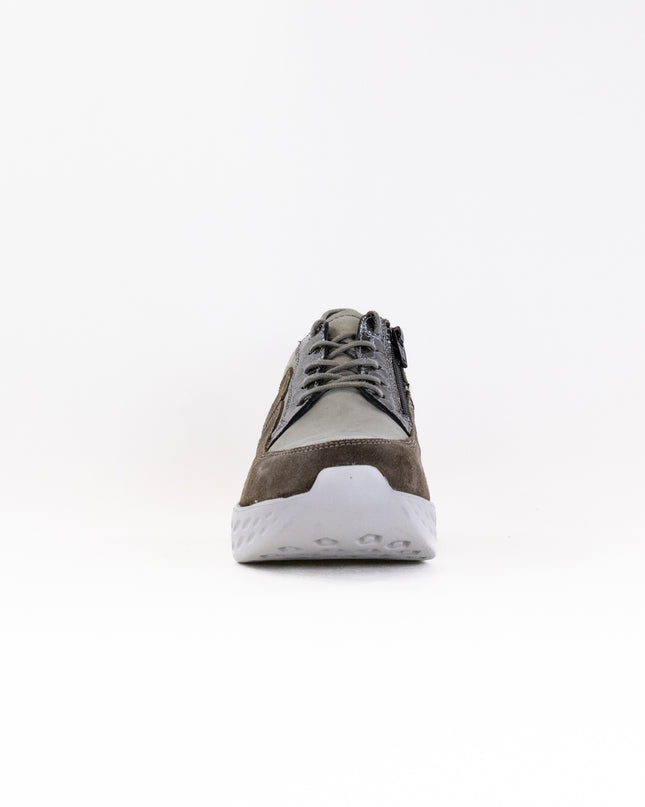 Wolky Bounce (Women's) - Grey Combi Leather
