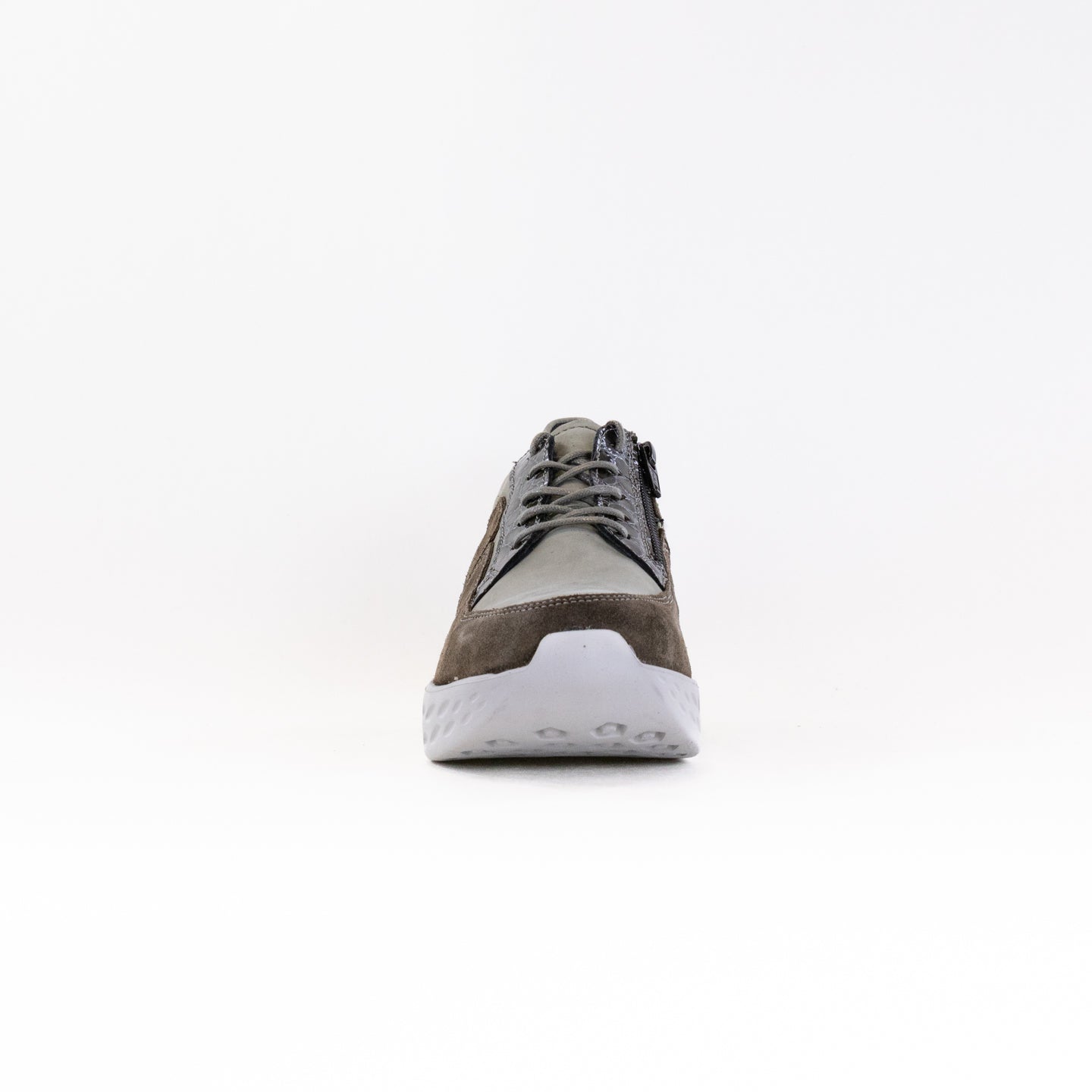 Wolky Bounce (Women's) - Grey Combi Leather