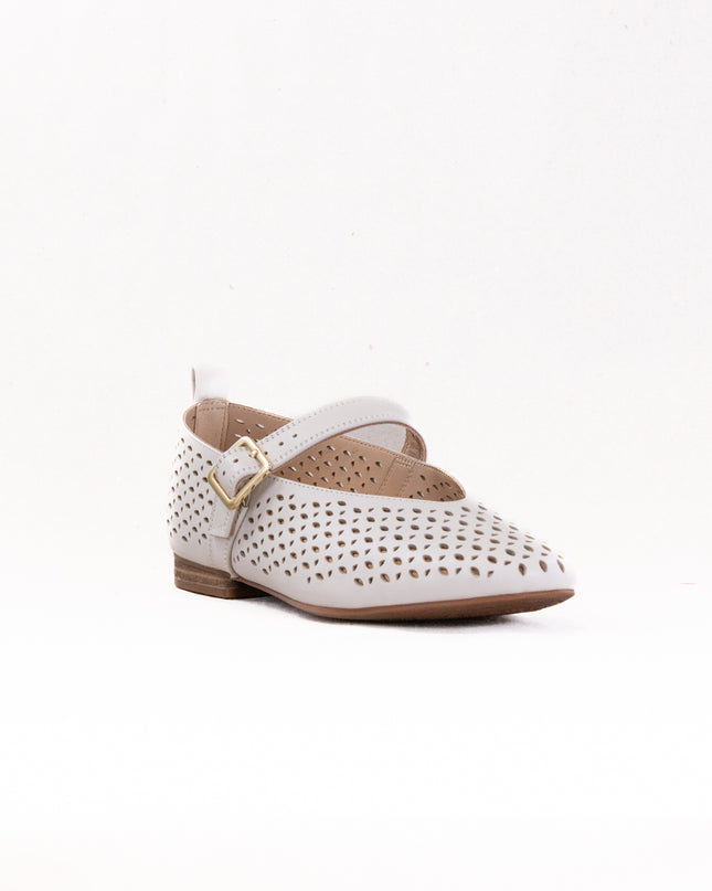 Clarks Fawna Jane (Women's) - Cream Leather