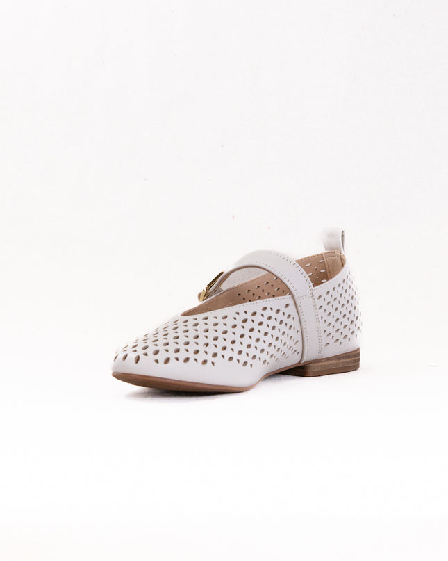 Clarks Fawna Jane (Women's) - Cream Leather