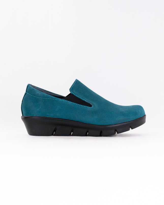 Wolky Mesita (Women's) - Petrol Antique Nubuck