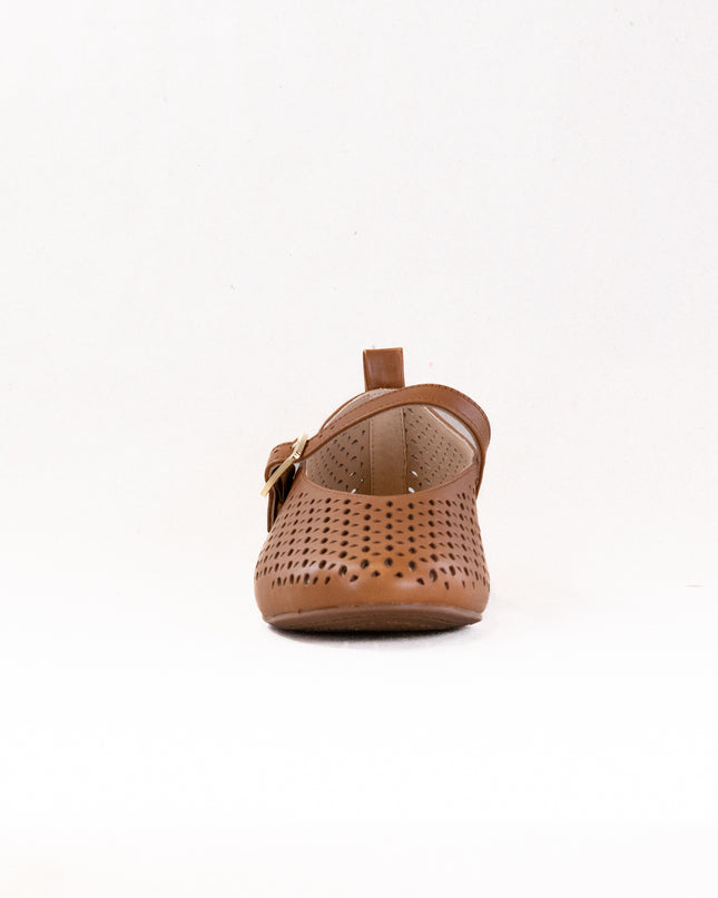Clarks Fawna Jane (Women's) - Tan Leather