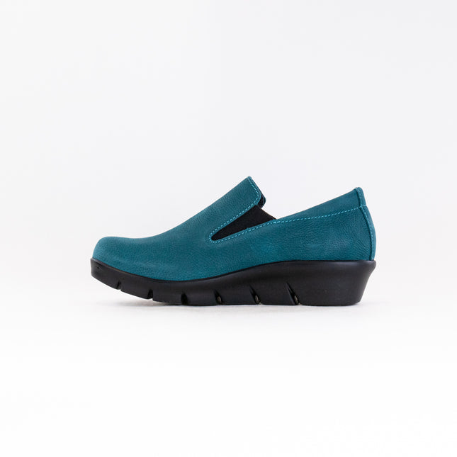 Wolky Mesita (Women's) - Petrol Antique Nubuck