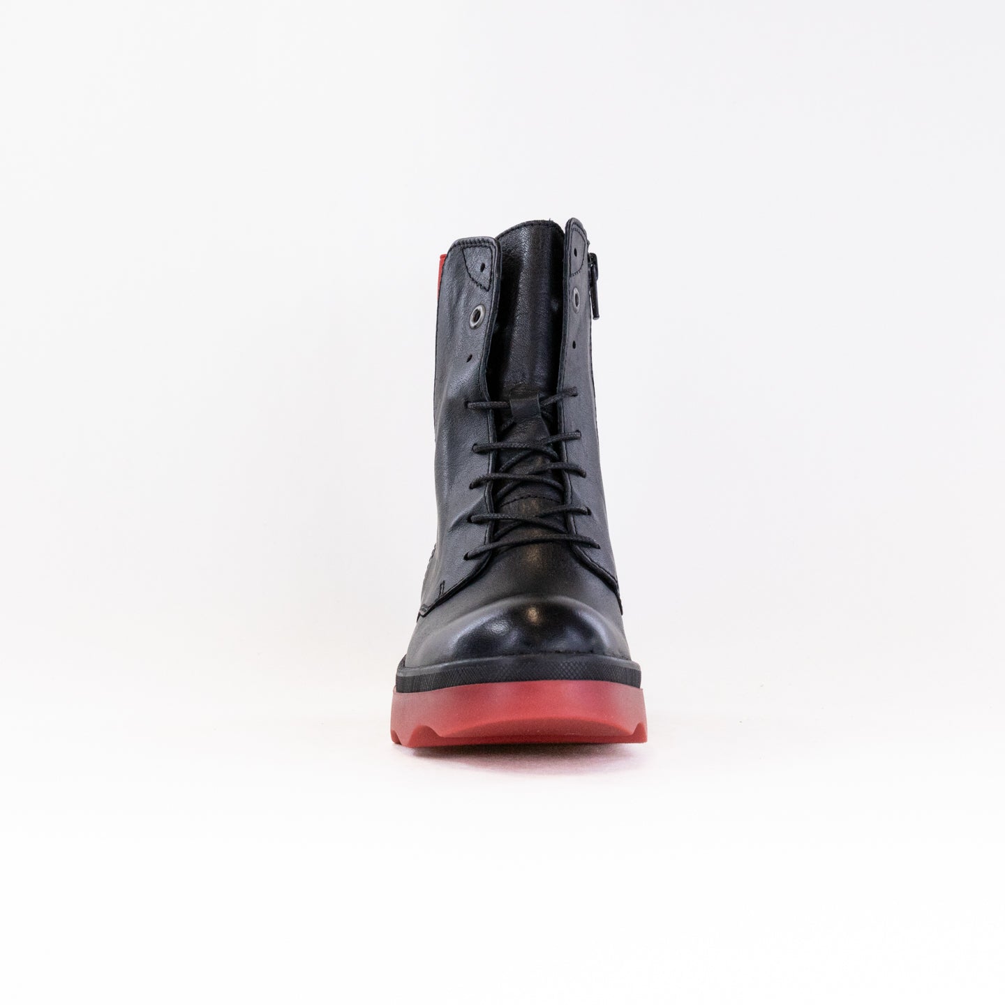 Wolky Akita WR (Women's) - Black/Red Savana Leather