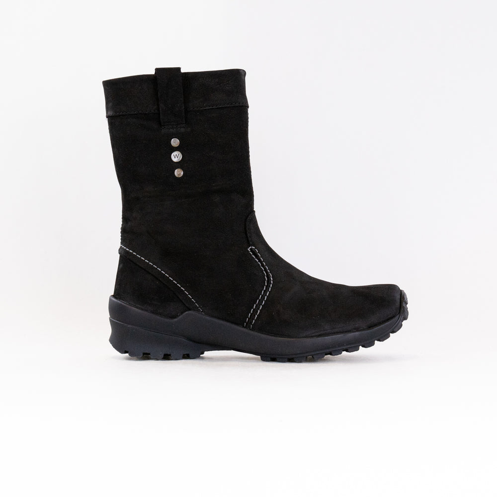 Wolky Byrce WR (Women's) - Black Oiled Leather