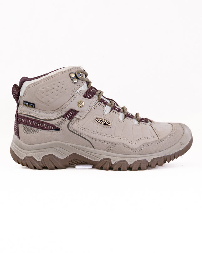 KEEN Targhee IV Mid Waterproof Hiking Boot (Women's) - Plaza Taupe/Huckleberry
