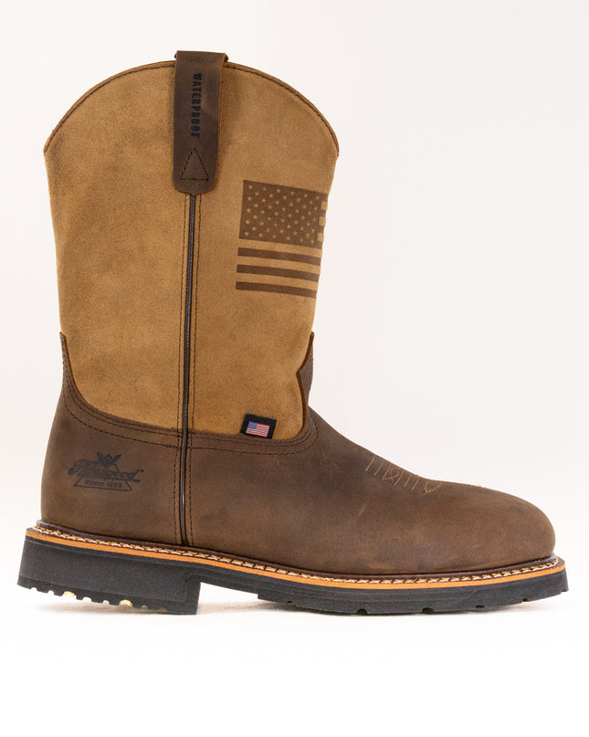 Thorogood Western Work Waterproof 11″ Safety Toe (Men's) - Crazy Horse