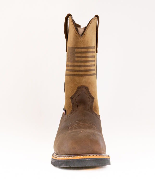 Thorogood Western Work Waterproof 11″ Safety Toe (Men's) - Crazy Horse