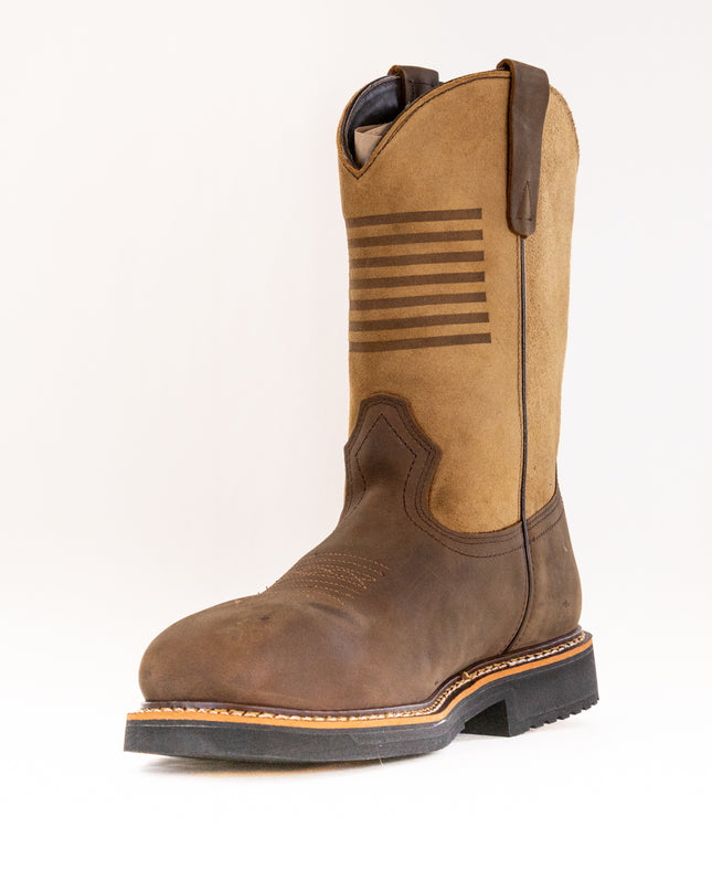 Thorogood Western Work Waterproof 11″ Safety Toe (Men's) - Crazy Horse