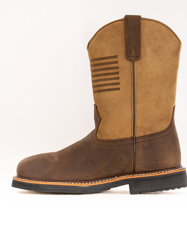 Thorogood Western Work Waterproof 11″ Safety Toe (Men's) - Crazy Horse